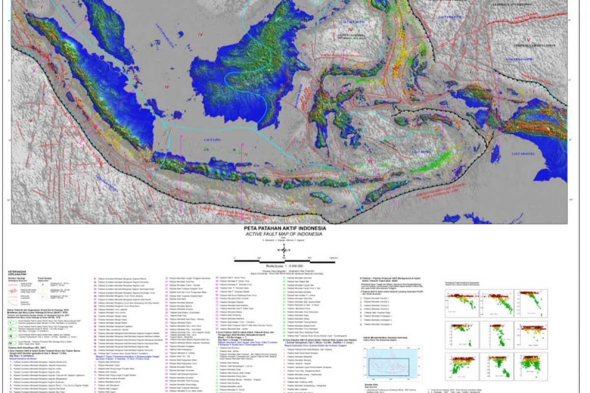 Badan Geologi meluncurkan peta patahan aktif Indonesia sebagai solusi mitigasi bencana