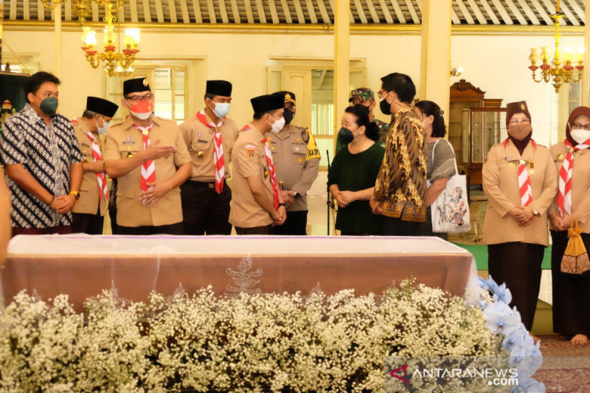 Sejumlah pejabat melayat KGPAA Mangkunegara IX