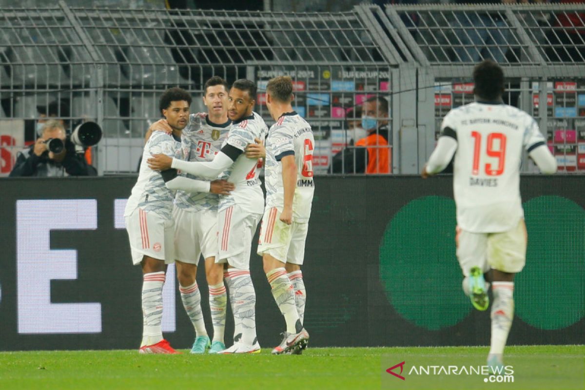 Bayern merengkuh Piala Super Jerman seusai tundukkan Dortmund 3-1