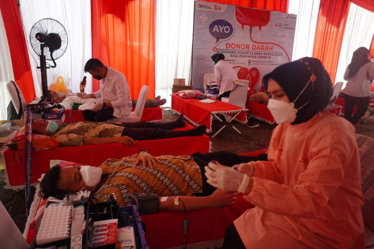 Pertamina MOR Sumbagsel gelar donor plasma konvalesen