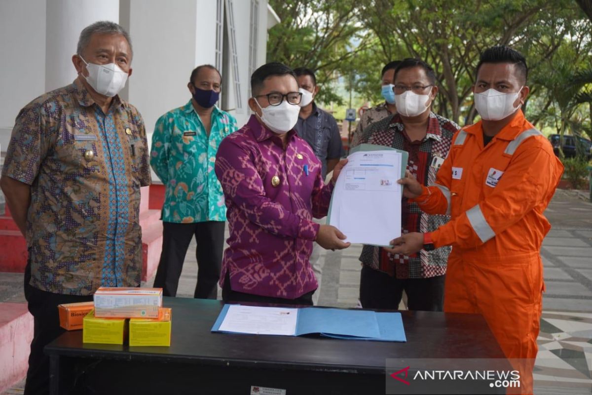 Komitmen bantu Pemkab Banggai tangani pandemi COVID-19, JOB Tomori suplai 1.000 oksigen