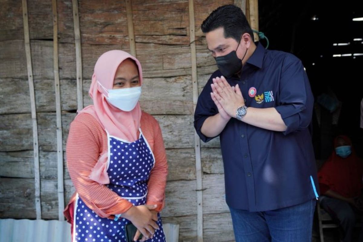 Usaha kecil berjalan, Erick Thohir apresiasi nasabah PNM