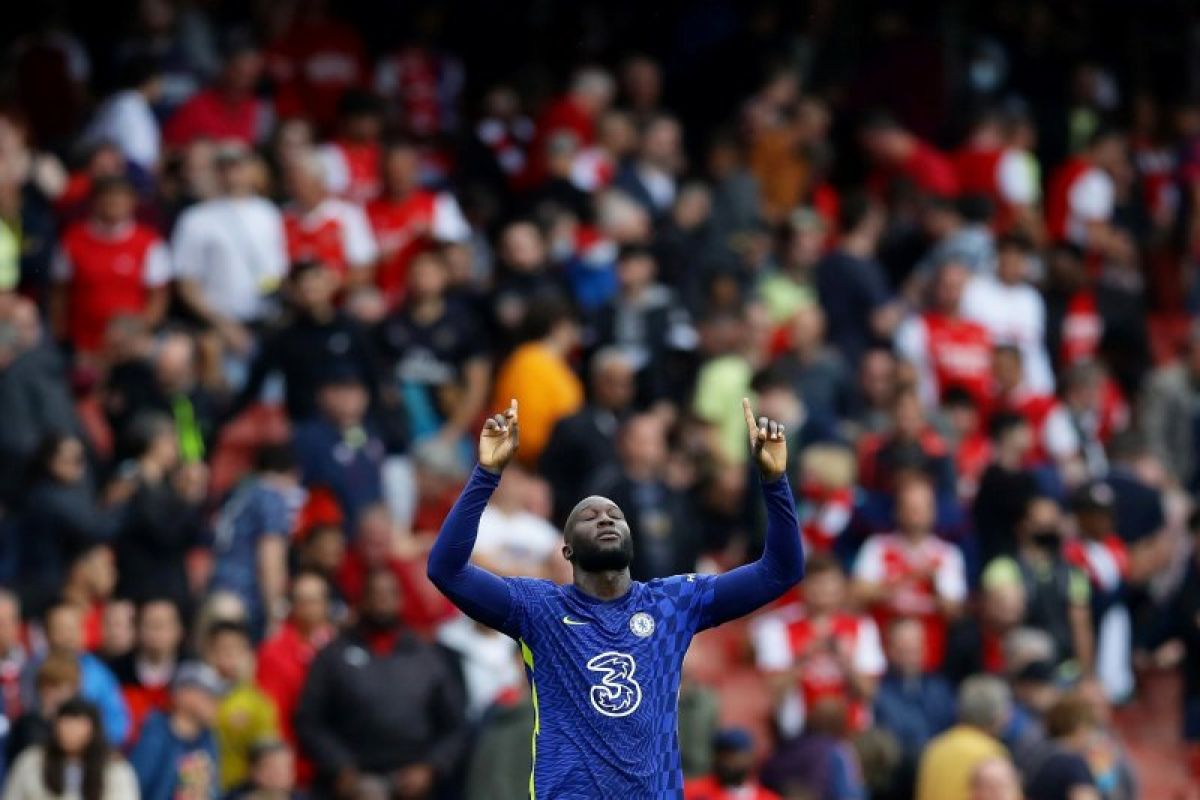 Chelsea taklukkan Arsenal 2-0, Lukaku cetak satu gol