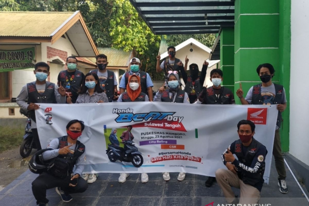 Honda Sulteng bersama Lentora Beat Community_Palu gelar kegiatan "Honda BeaT Day"