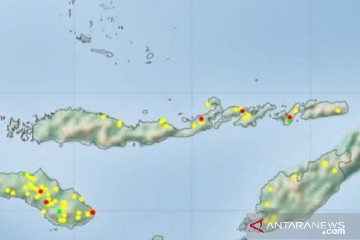 BMKG sebut tujuh titik panas muncul di wilayah NTT