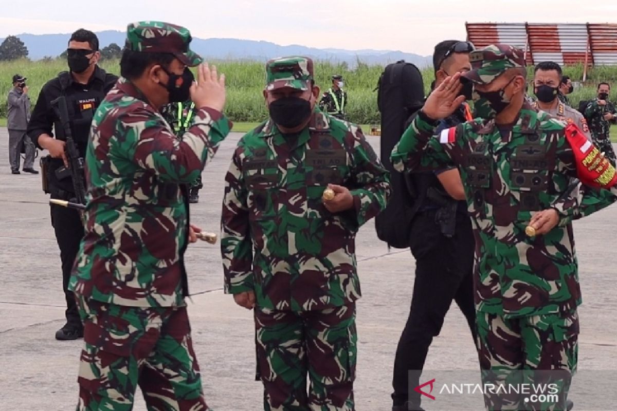 Kunjungan kerja Panglima TNI bersama Kapolri di Jayapura