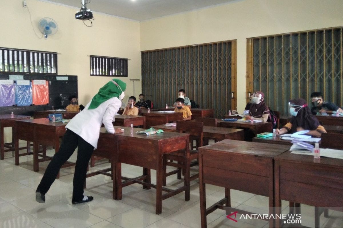 Siswa di Kudus antusias untuk ikuti simulasi pembelajaran tatap muka