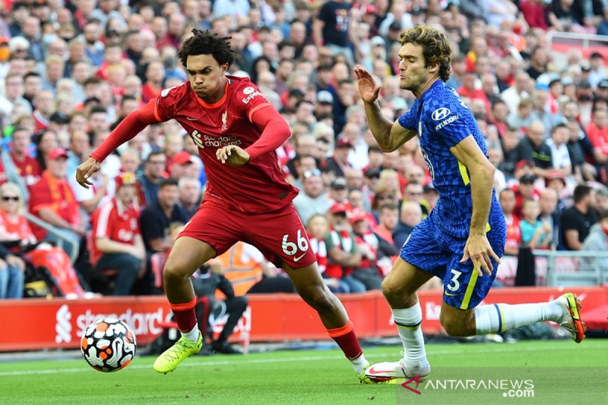 Liverpool cuma petik satu poin saat ditahan imbang 10 pemain Chelsea