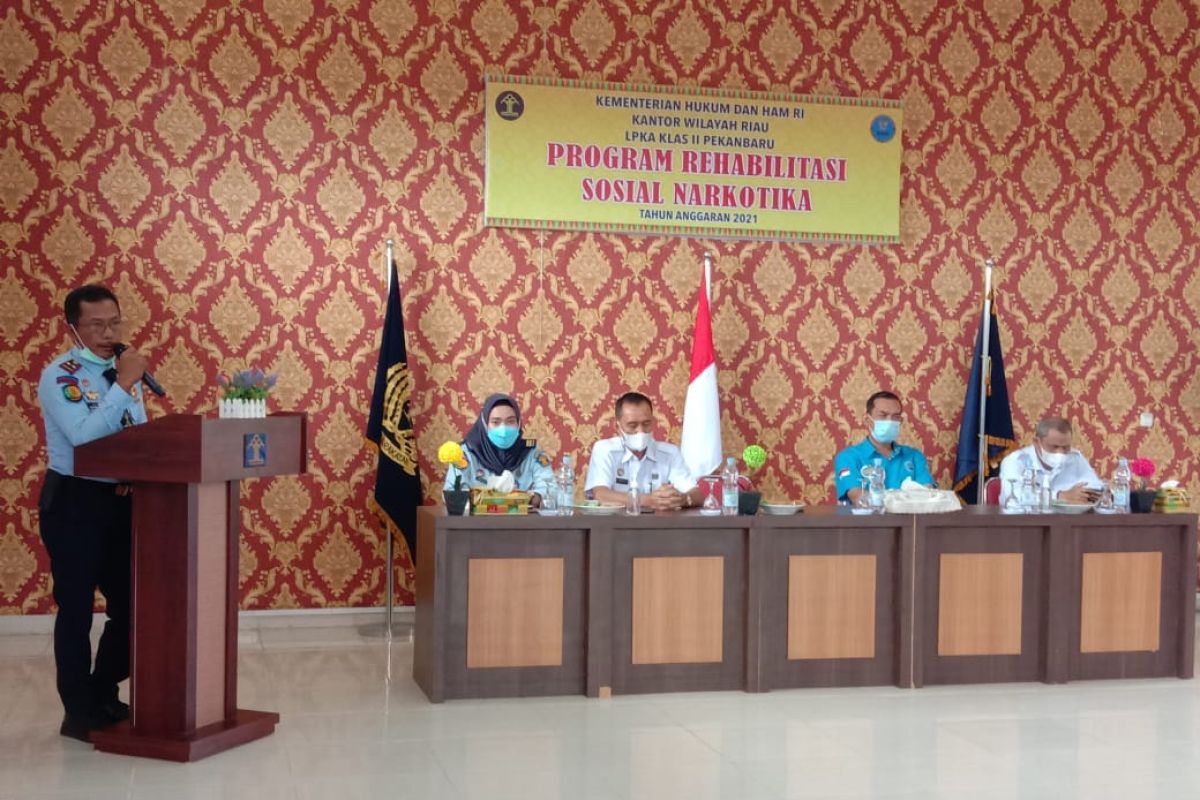 LPKA Pekanbaru akhiri rehabilitasi narkoba anak