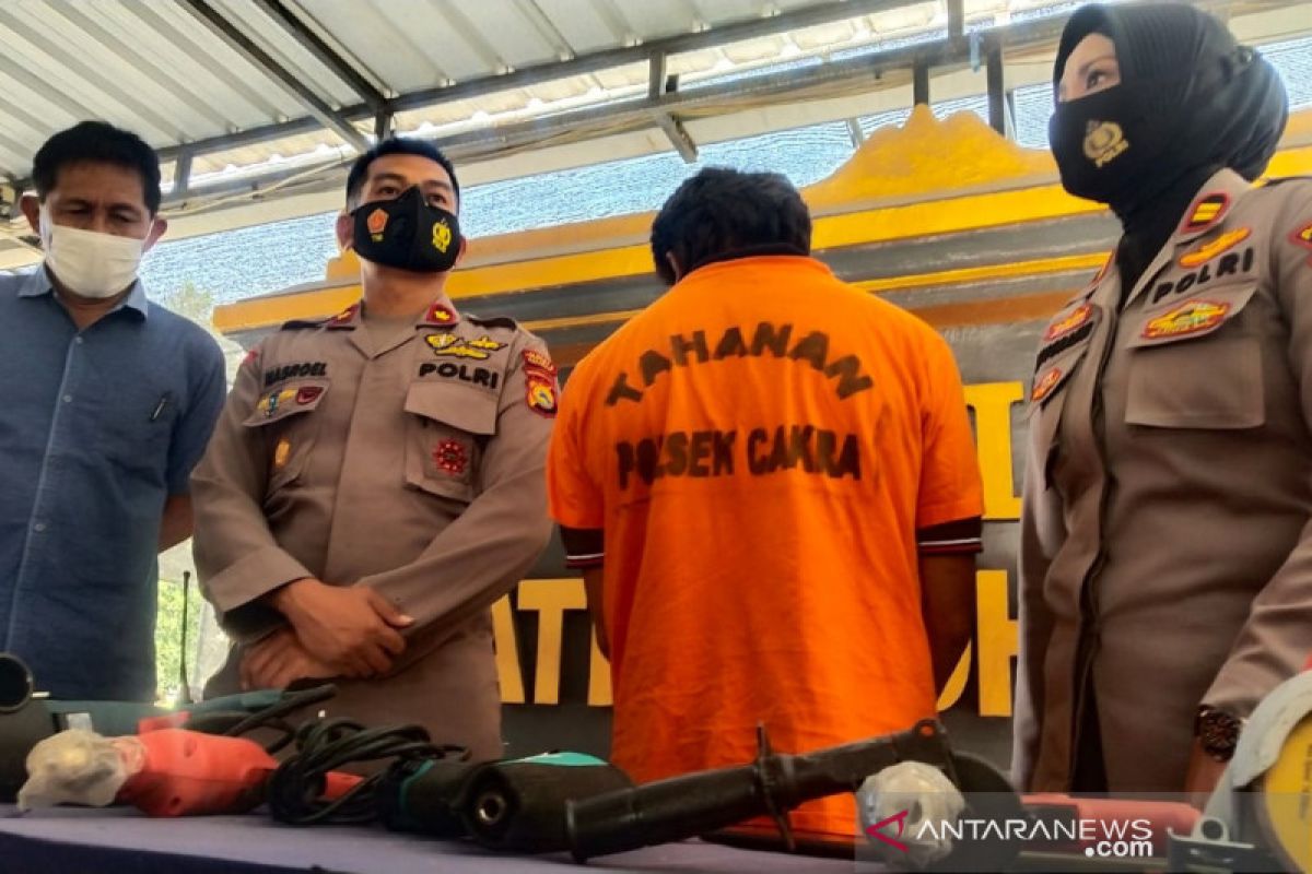 Polisi di Mataram tangkap seorang kakek bobol toko bangunan