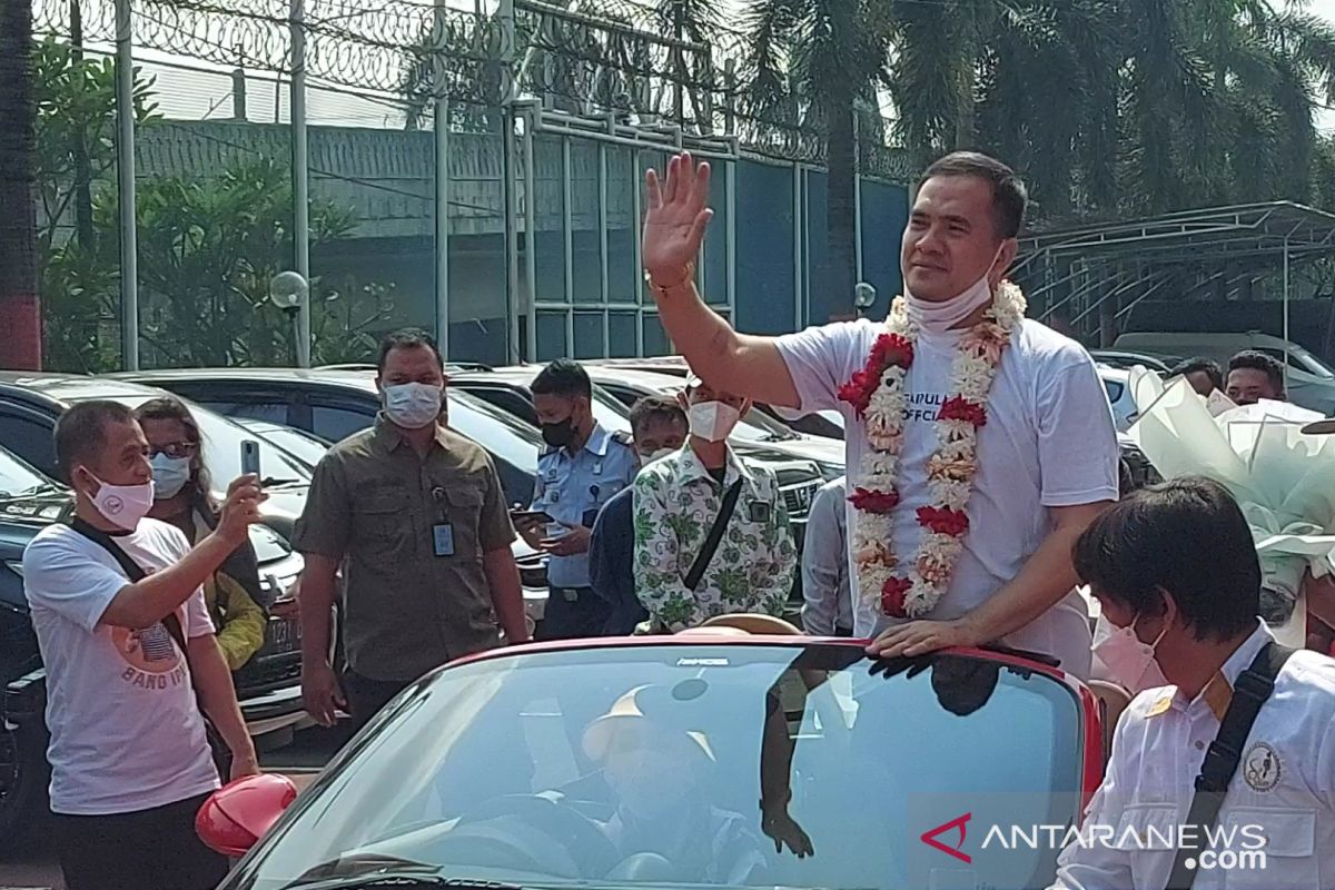 Selebritas Saipul Jamil bebas murni hari ini