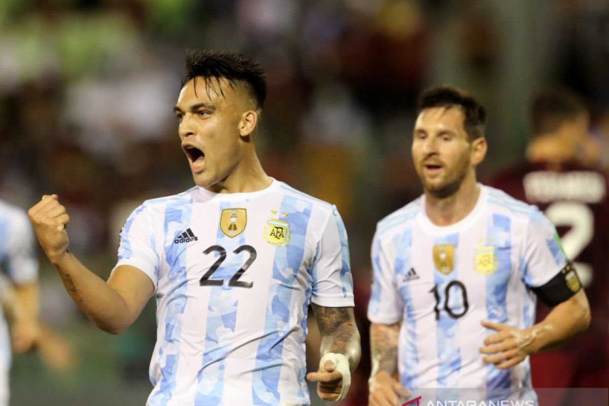 Lautaro Martinez absen bela Timnas Argentina karena positif COVID-19