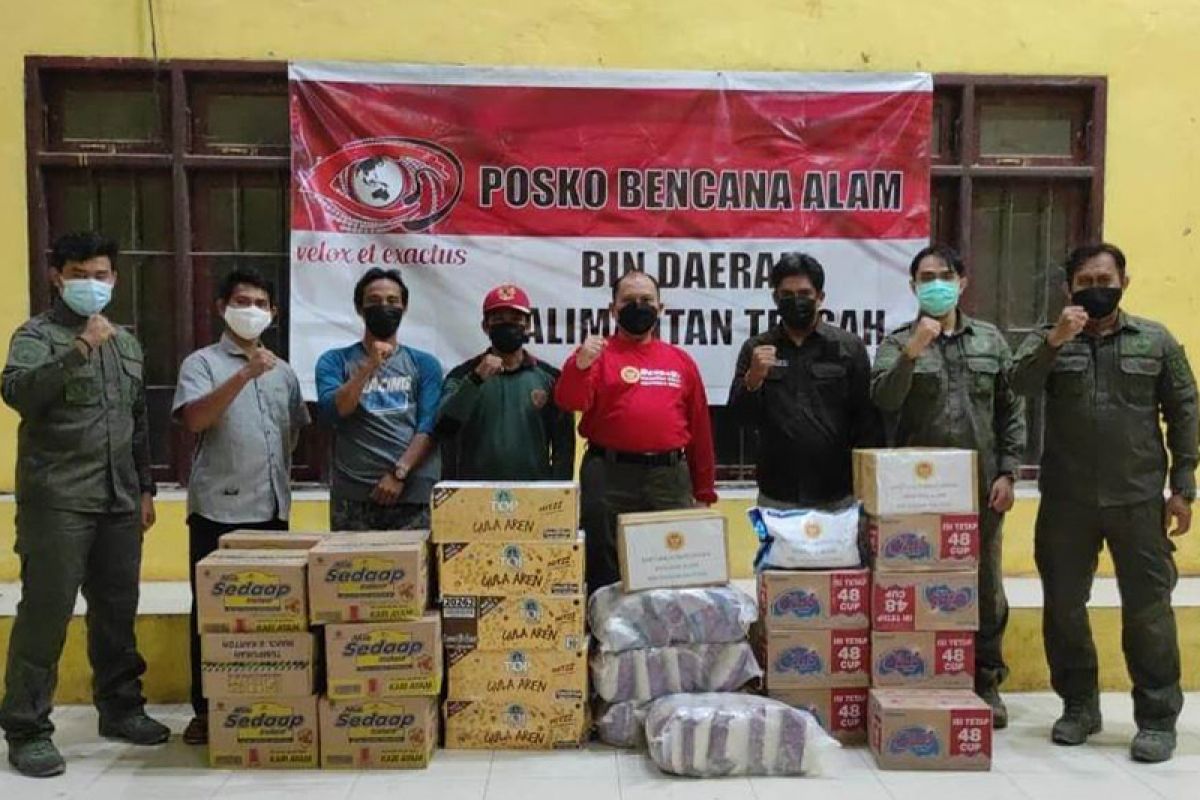 Banjir di sejumlah kabupaten, BIN Kalteng ikut pantau dan beri bantuan ke korban