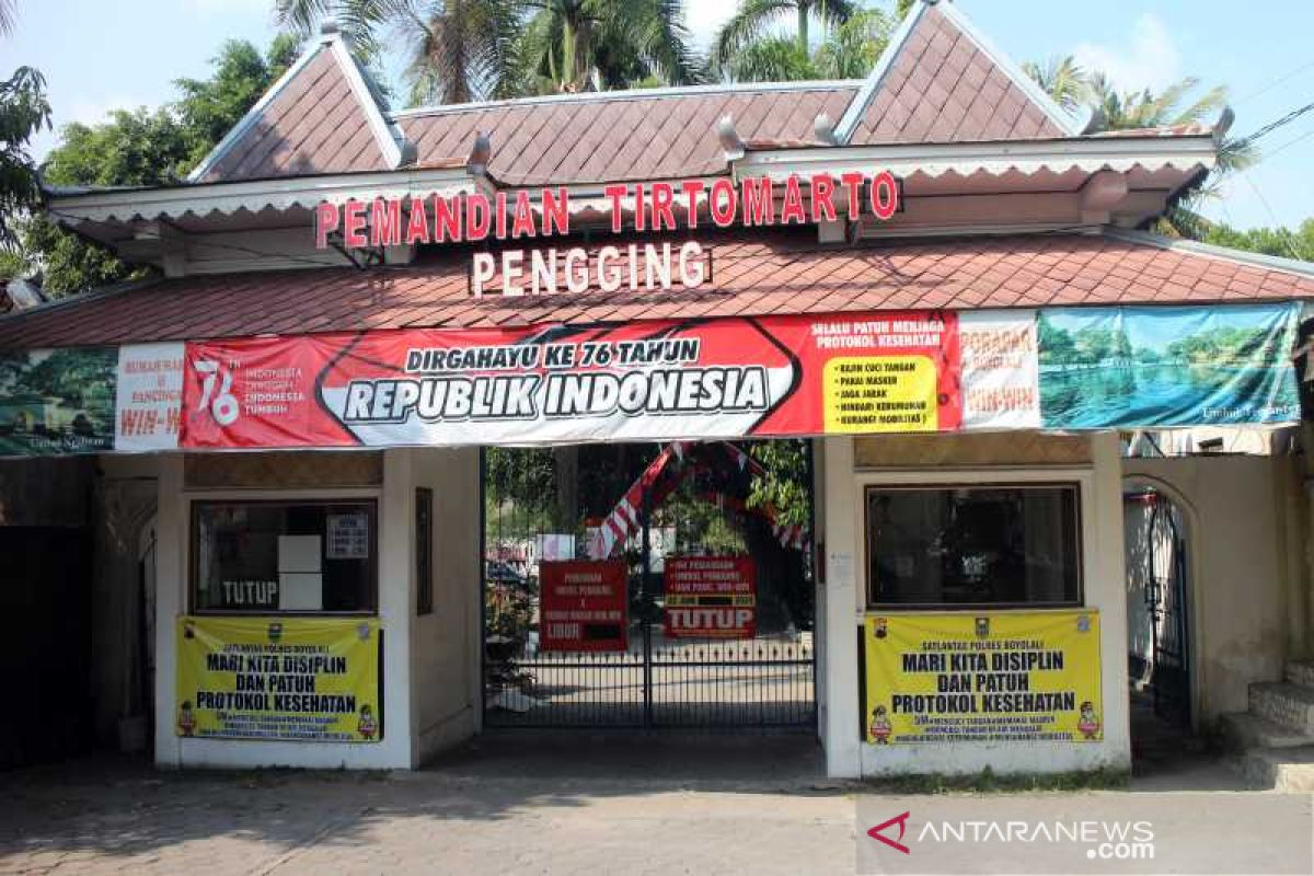 Objek wisata di Boyolali masih  ditutup  meski telah ada pelonggaran PPKM