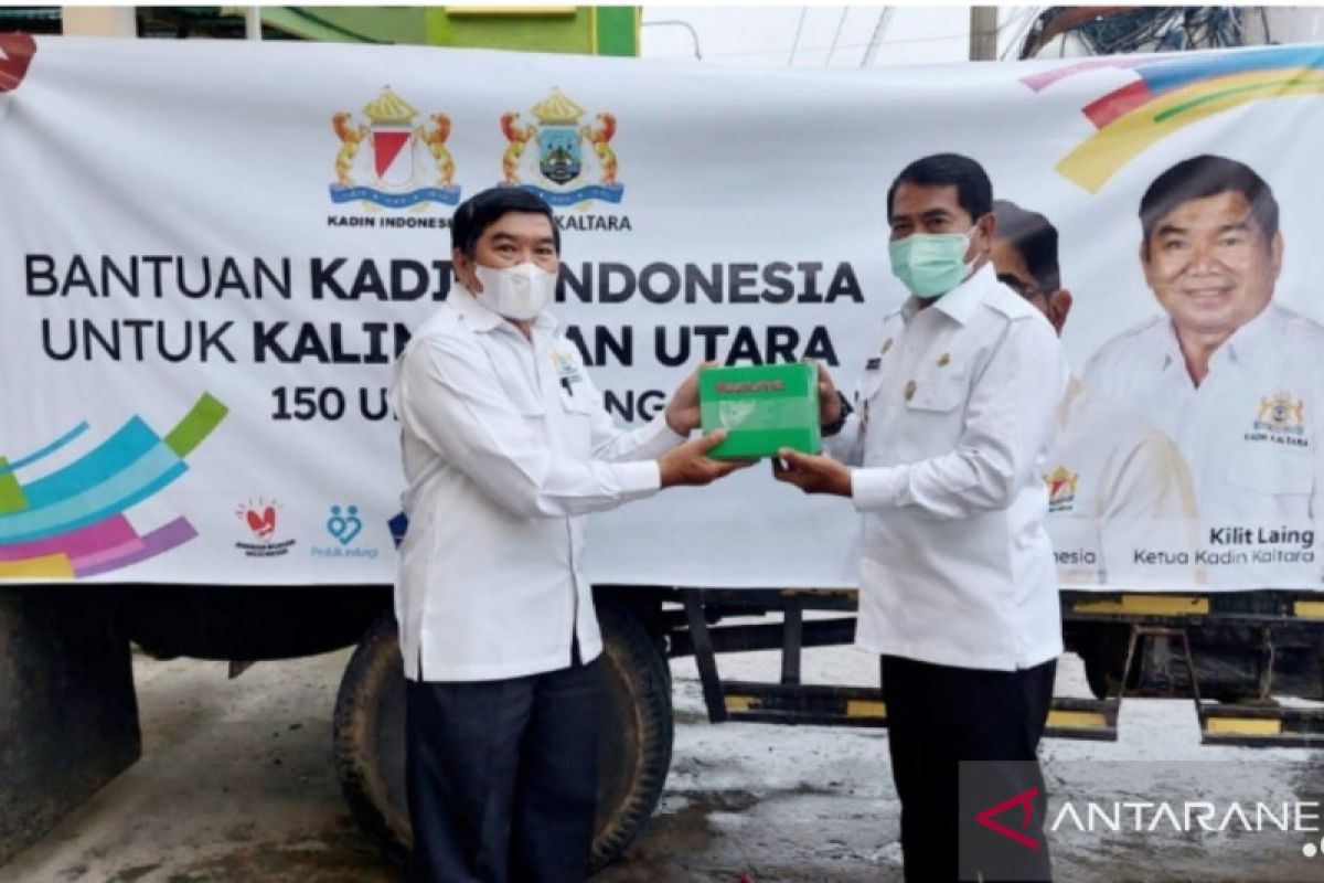 Gubernur Kaltara : Distribusikan Bantuan Tabung Oksigen Dari Kadin