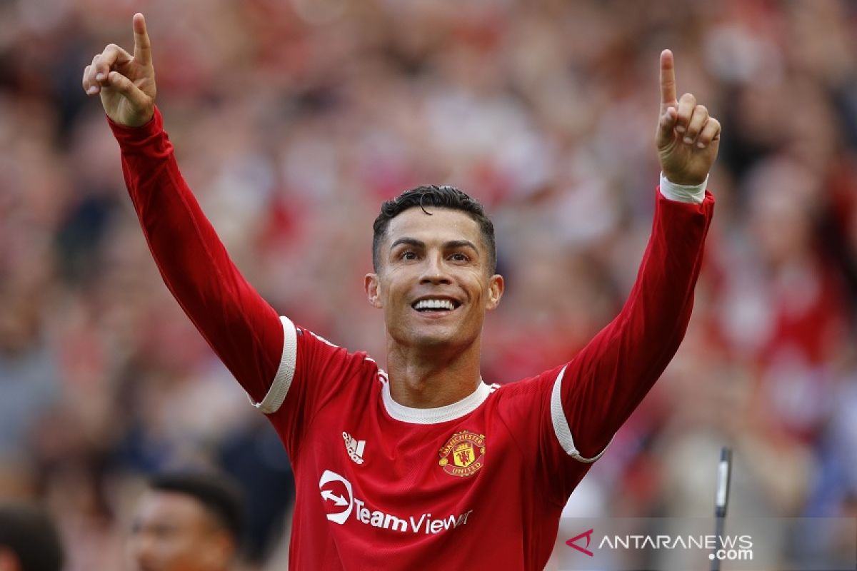 Ronaldo hiasi debut kedua bersama MU dengan dua gol kemenangan