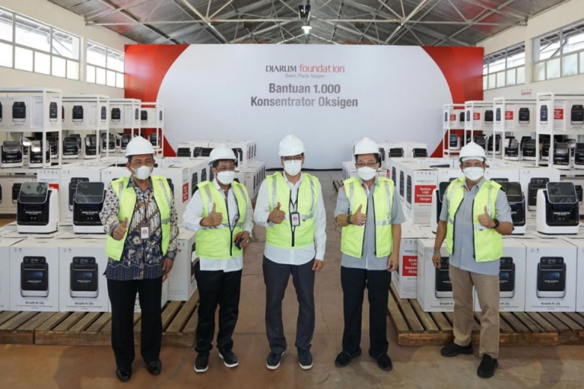 Antisipasi kekurangan, Djarum Foundatiom donasikan 1.000 unit konsetrator oksigen