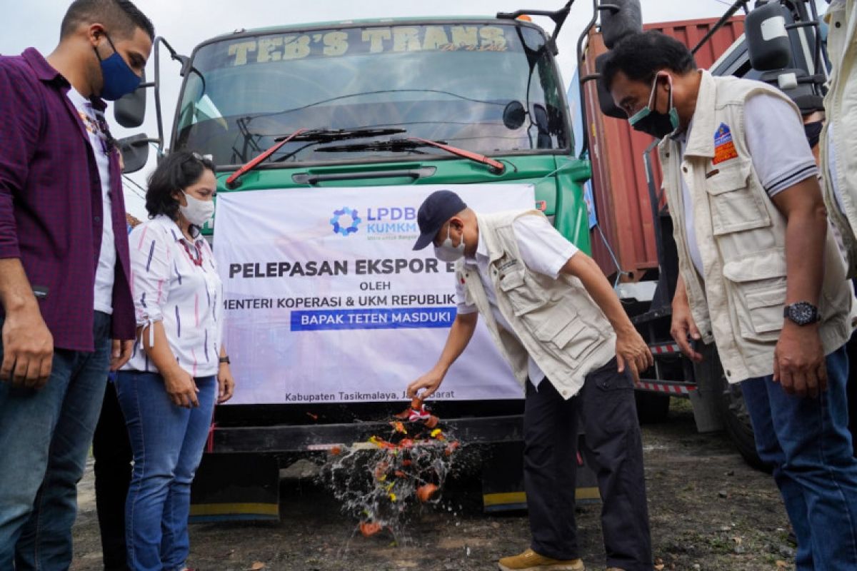 Menkop melepas ekspor briket UKM binaan LPDB-KUMKM ke Hongkong dan Irak