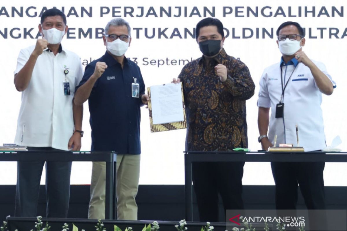 Menteri BUMN Erick : Peresmian Holding UMi jadi tonggak sejarah ekonomi kerakyatan