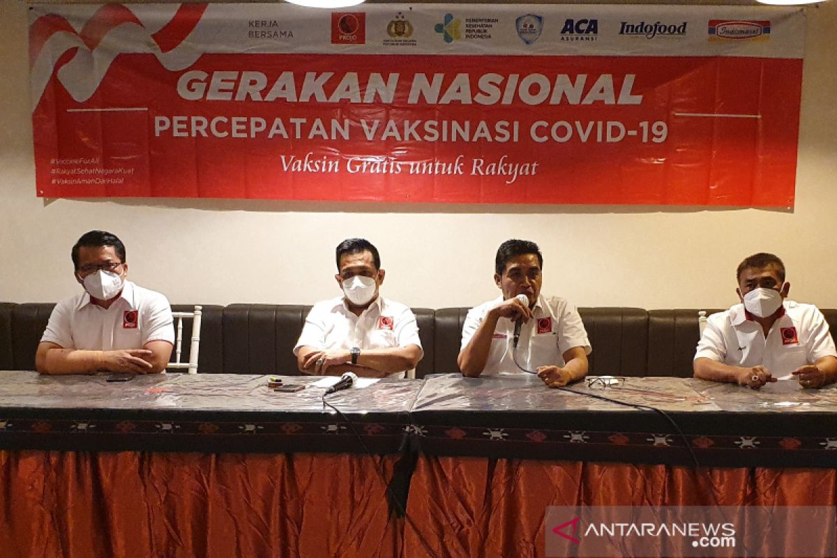 Projo gelar vaksinasi gratis di 20 kabupaten/kota di Jateng