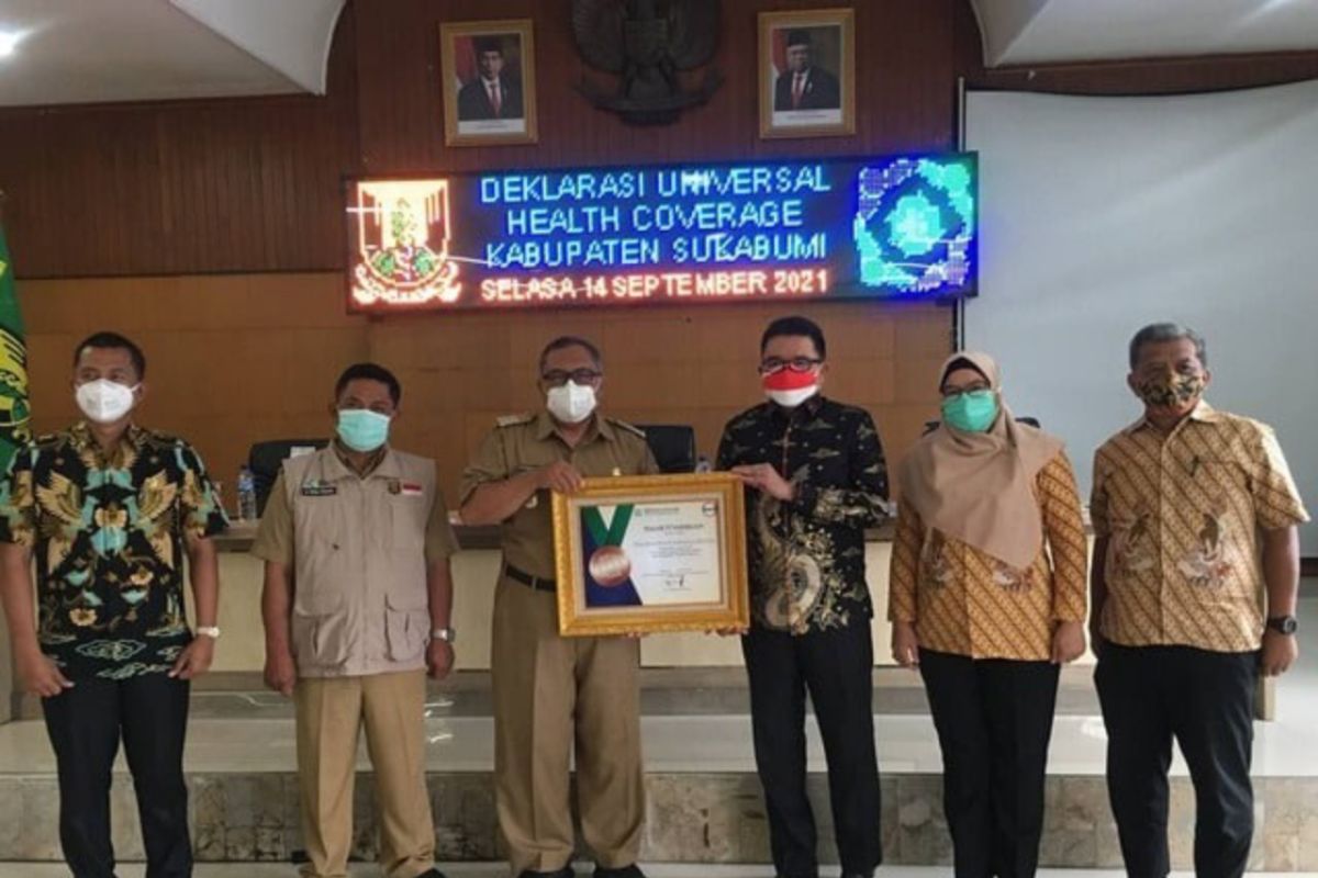 BPJS Kesehatan apresiasi Pemkab Sukabumi yang mampu mencapai UHC