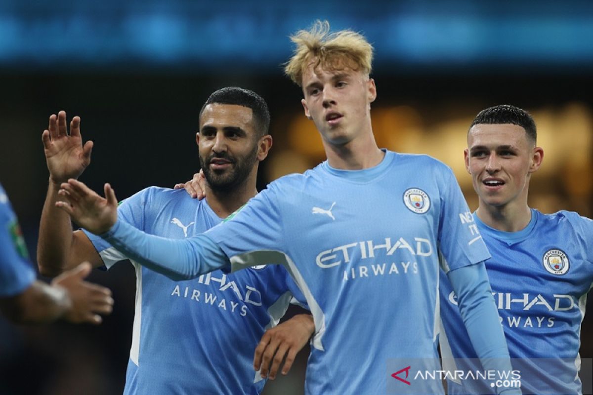 Manchester City bantai tim strata ketiga 6-1 di Piala Liga