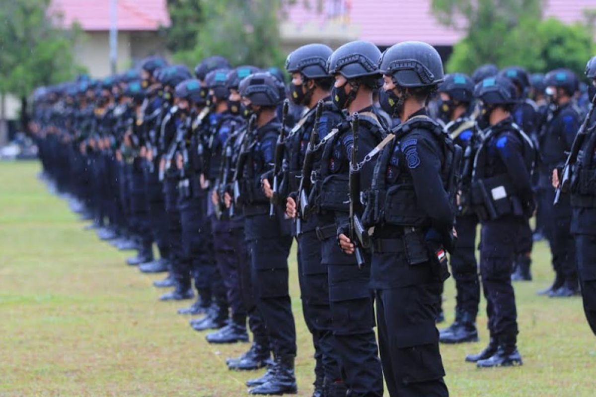 Polda Kalteng kirim dua kompi pasukan Brimob amankan PON Papua