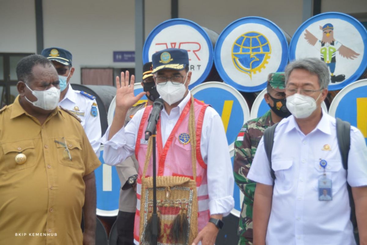 Kemenhub komitmen tingkatkan konektivitas wilayah Kabupaten Asmat Papua