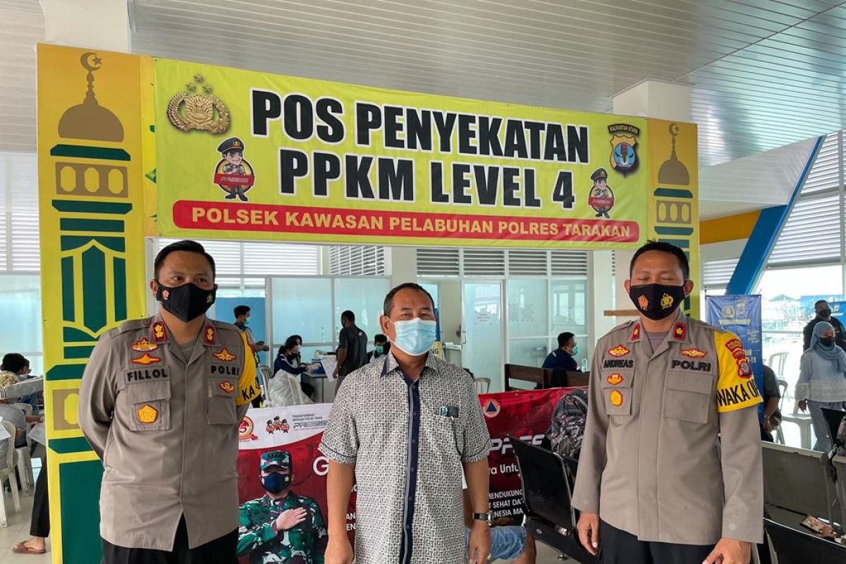 Kapolda Kaltara sidak Pos Penyekatan Pelabuhan Tarakan