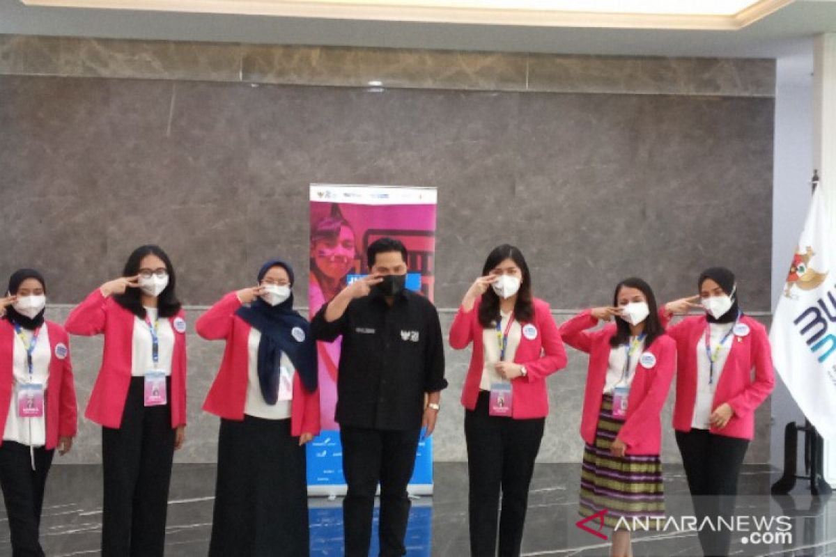 Erick berharap enam peserta GirlsTakeover masuk beasiswa BUMN