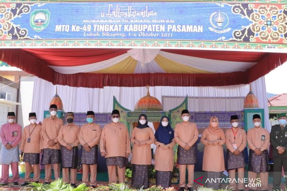 Sejumlah masjid hingga aula sekolah disiapkan bagi arena iven nasional tingkat Pasaman