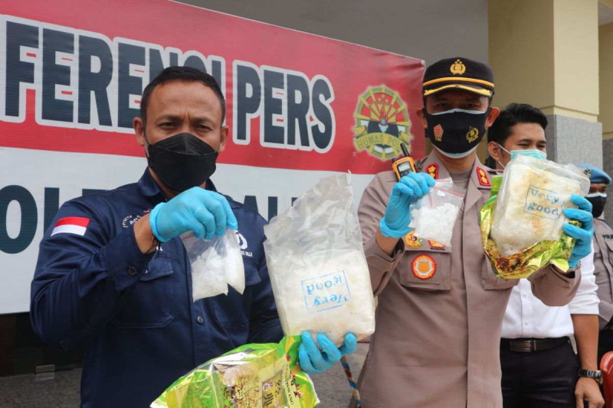 Polisi amankan dua ASN Lapas Palu karena miliki narkoba 3,9 kilogram