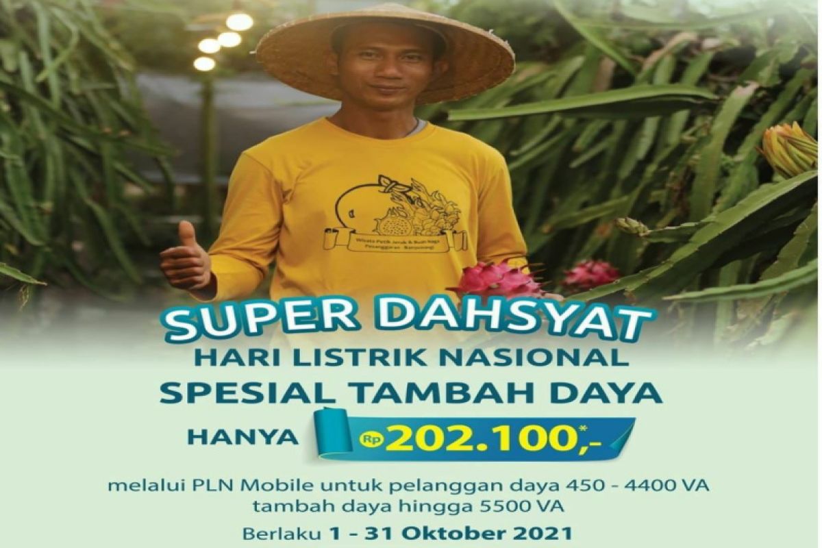 Hari Listrik Nasional, PLN luncurkan promo super tambah daya Rp202.100