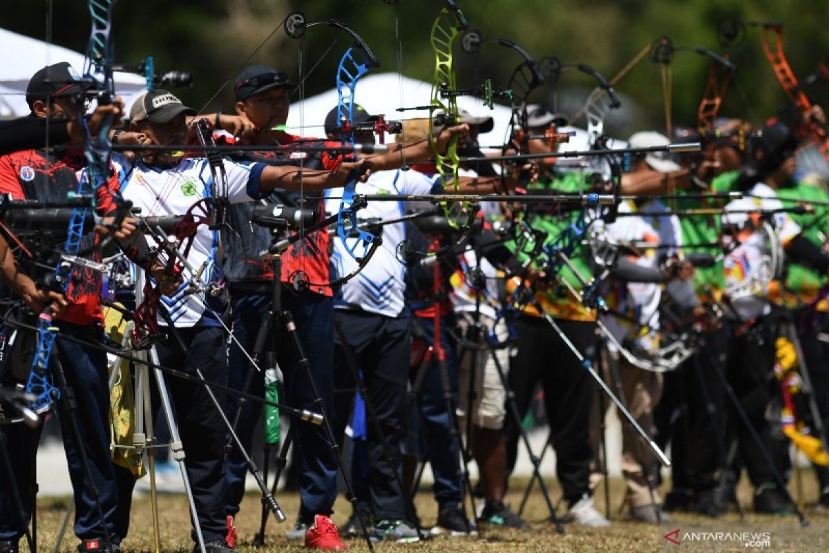 Tim Jabar dan Riau berbagi emas panahan nomor compound PON Papua