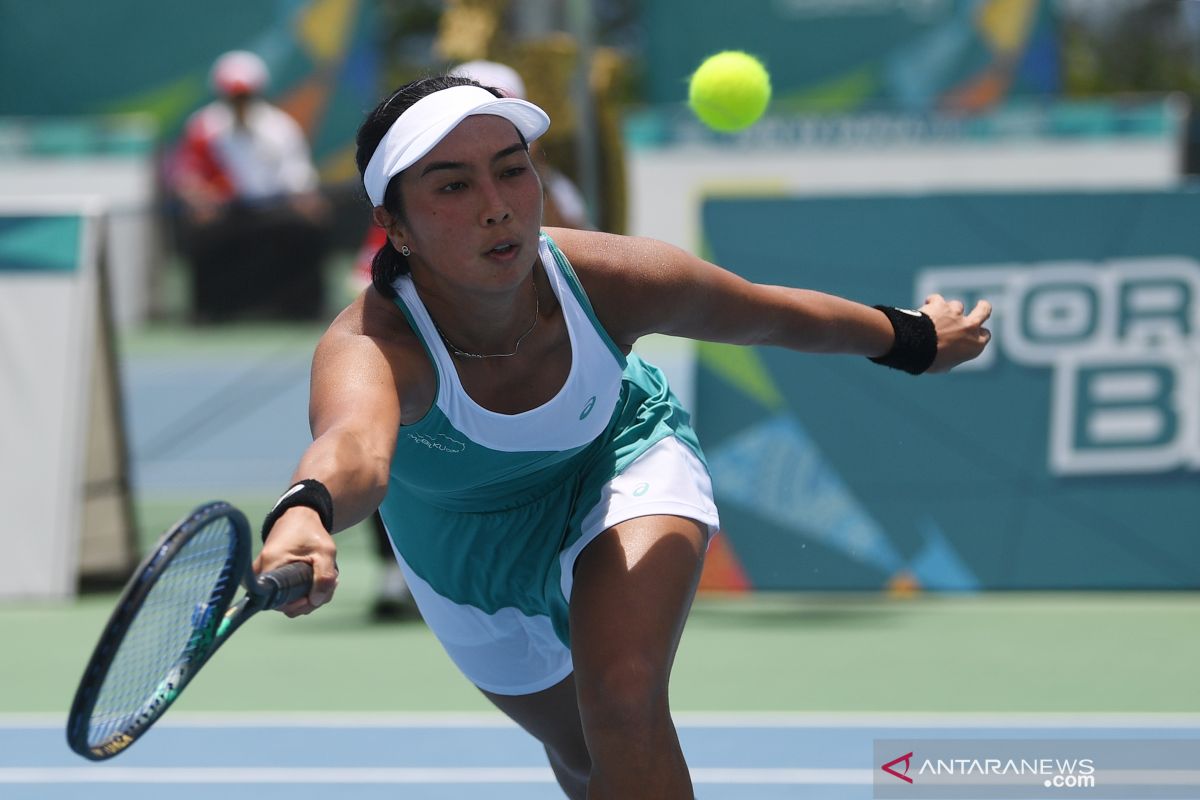 PON XX Papua - Priska Nugroho bertemu Aldila Sutjiadi di final tenis