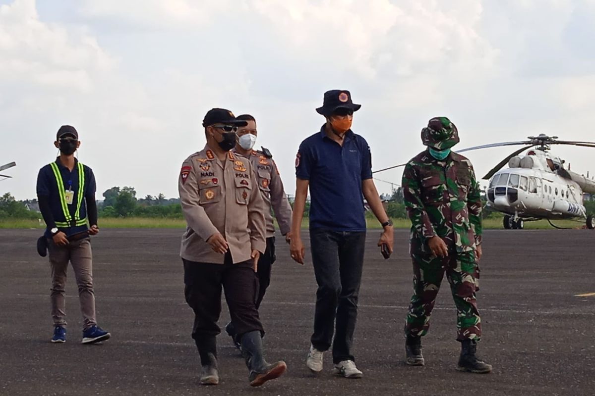 Satgas Karhutla Jambi kembalikan dua unit helikopter water bombing ke BNPB