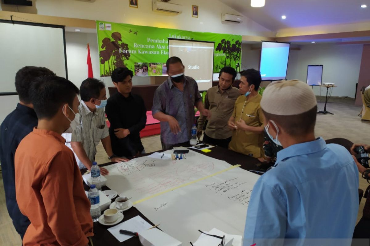 Rencana aksi konservasi gajah sumatera ditetapkan di Bentang Alam Seblat Bengkulu Utara