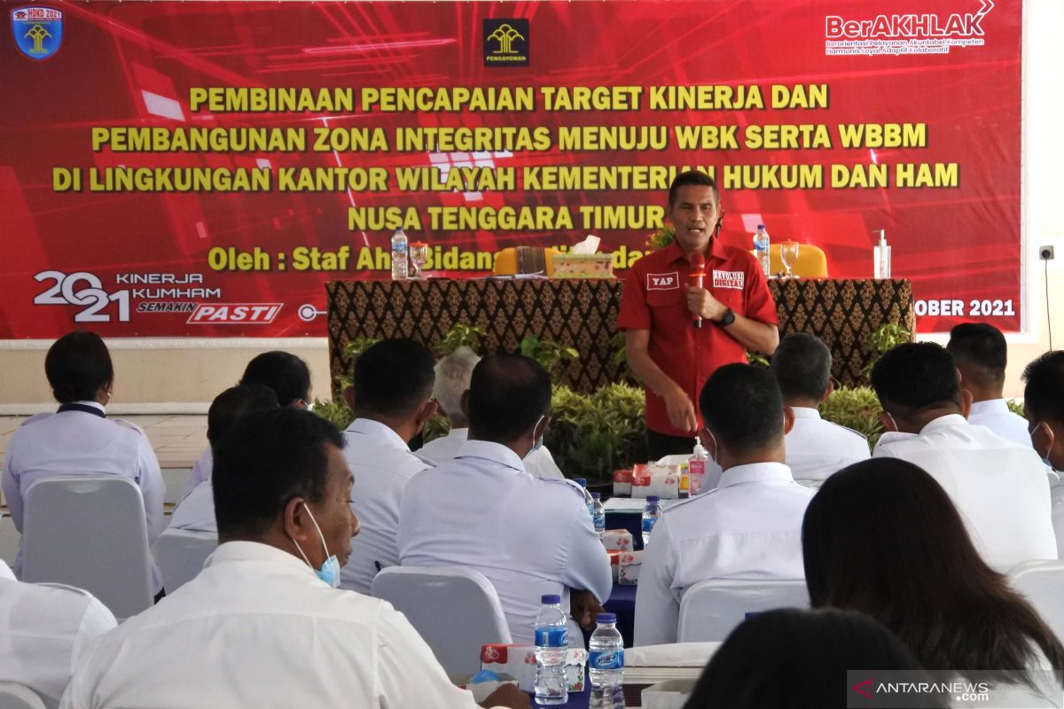 Belasan UPT di Kemenkumham NTT layak diusulkan dalam pembangunan ZI