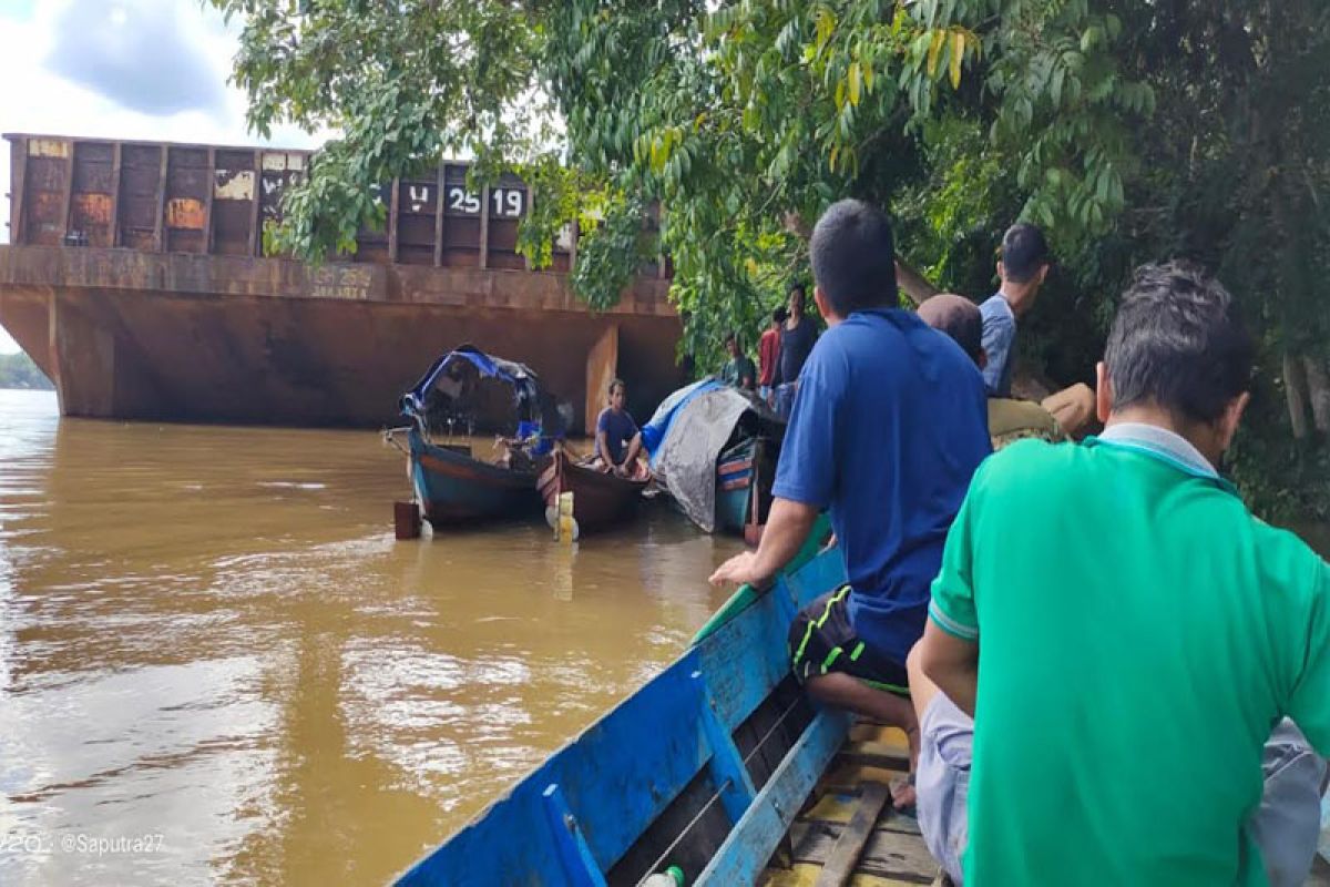 Warga Tumpung Laung tenggelam di Sungai Barito