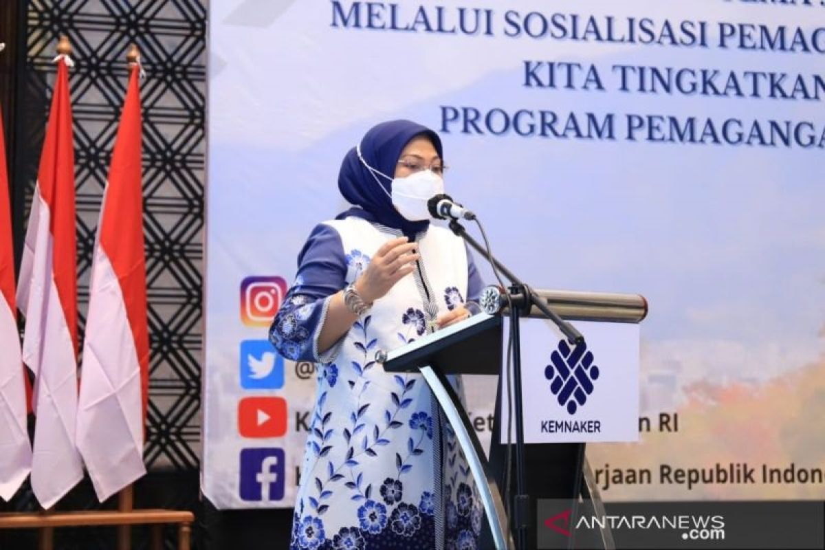 Ida Fauziyah sebut banyak lulusan program pemagangan jadi pengusaha dan pekerja