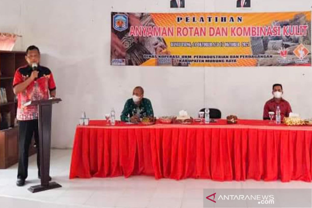 Tingkatkan kemampuan, Pemkab Murung Raya latih perajin rotan