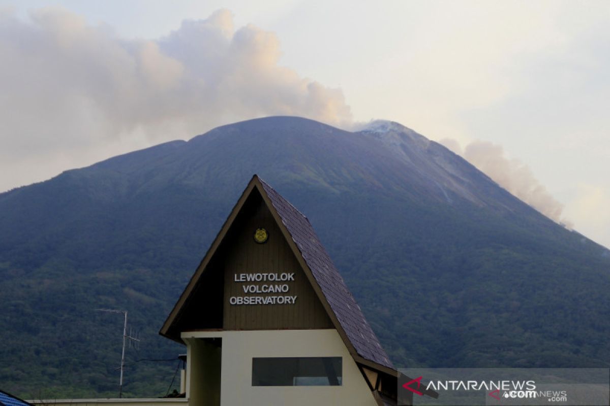 Gunung Ili Lewotolok di NTT erupsi lagi