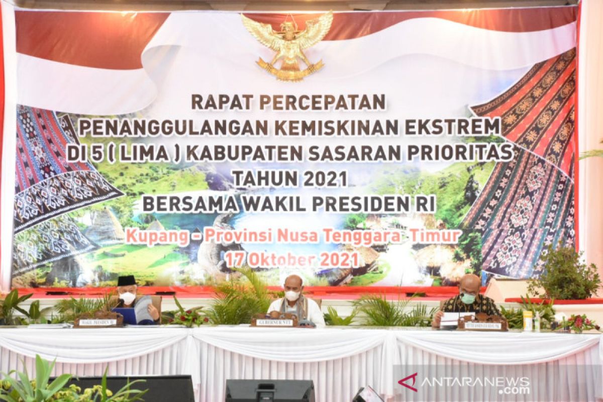 Wapres pimpin ratas penanggulangan kemiskinan ekstrem di NTT