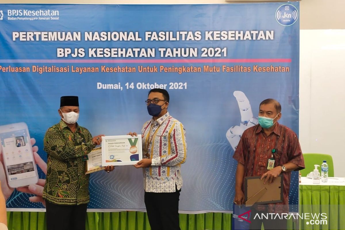 RSUD Siak raih penghargaan dari BPJS Kesehatan