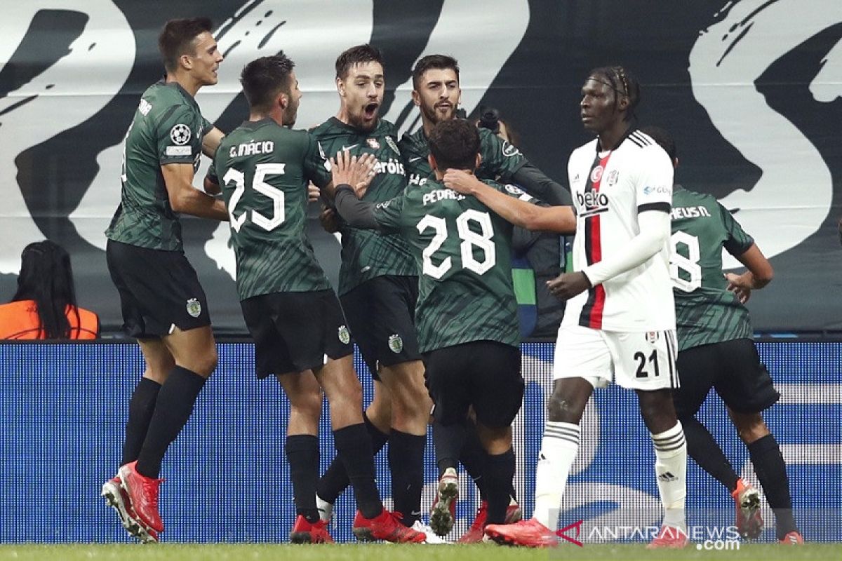 Sporting tundukkan Besiktas 4-1