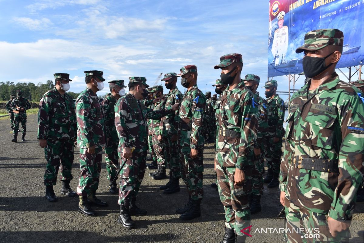 249 prajurit TNI AL rekrutan Papua resmi jalankan tugas