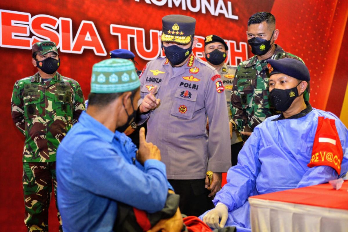 Kapolri Tegaskan Soliditas dan Sinergitas TNI-Polri akan Wujudkan Kekebalan Komunal