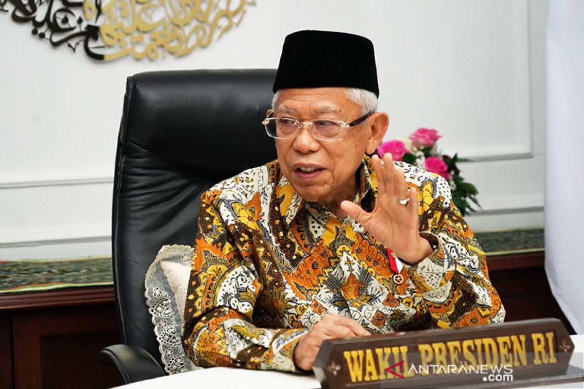 Wapres Ma'ruf membuka Indonesia "Sharia Economic Festival" Tahun 2021