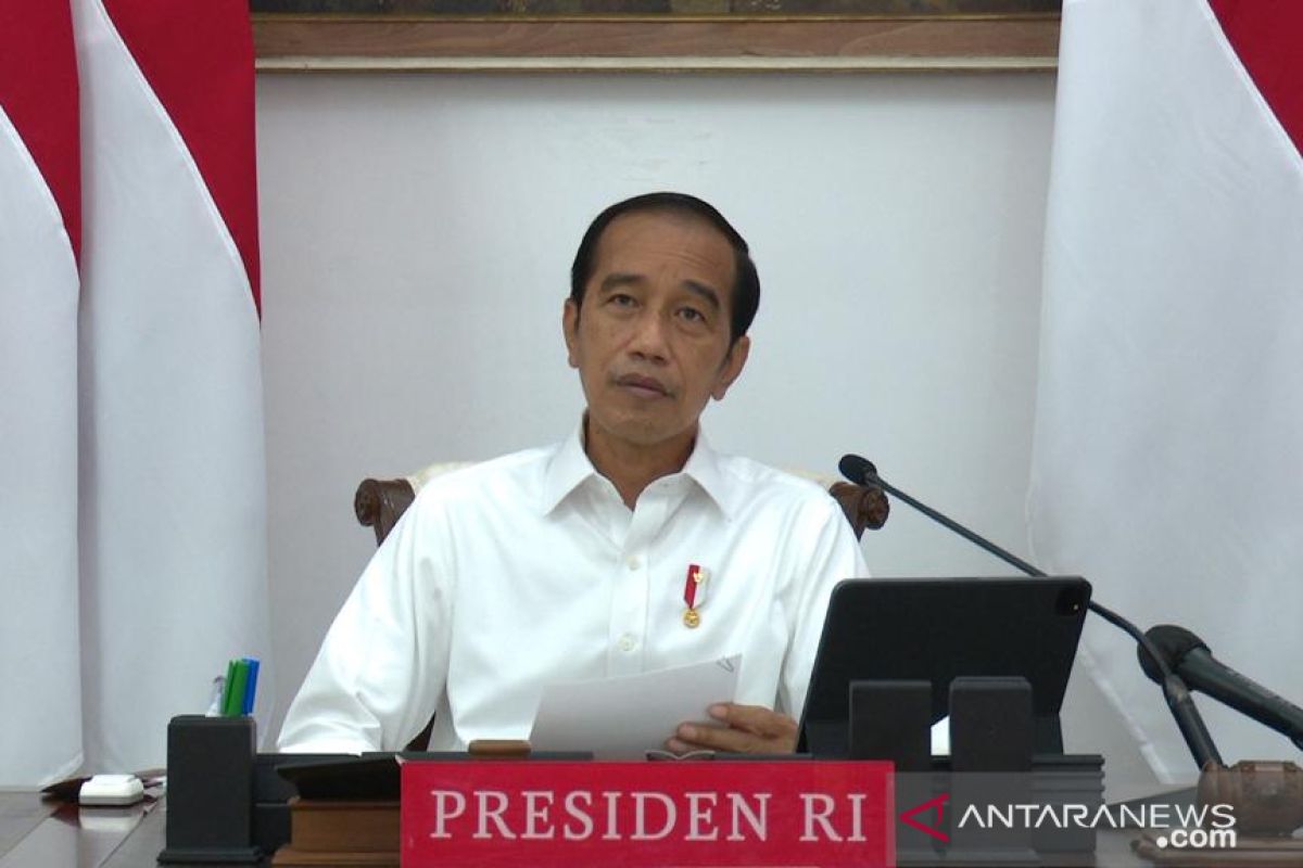 Presiden Jokowi perintahkan kepala daerah kebut vaksinasi COVID-19