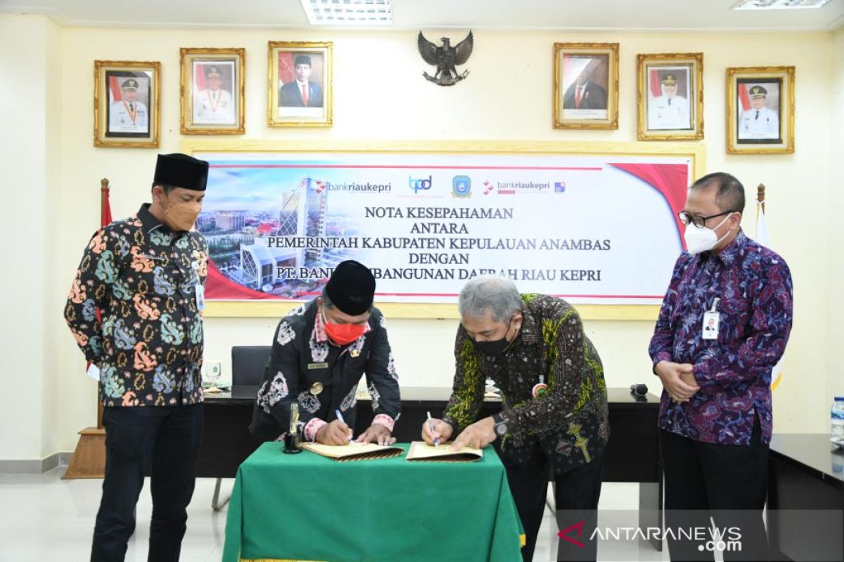 MoU Bank Riau Kepri dan Pemkab Kepulauan Anambas diteken saat Hari Sumpah Pemuda